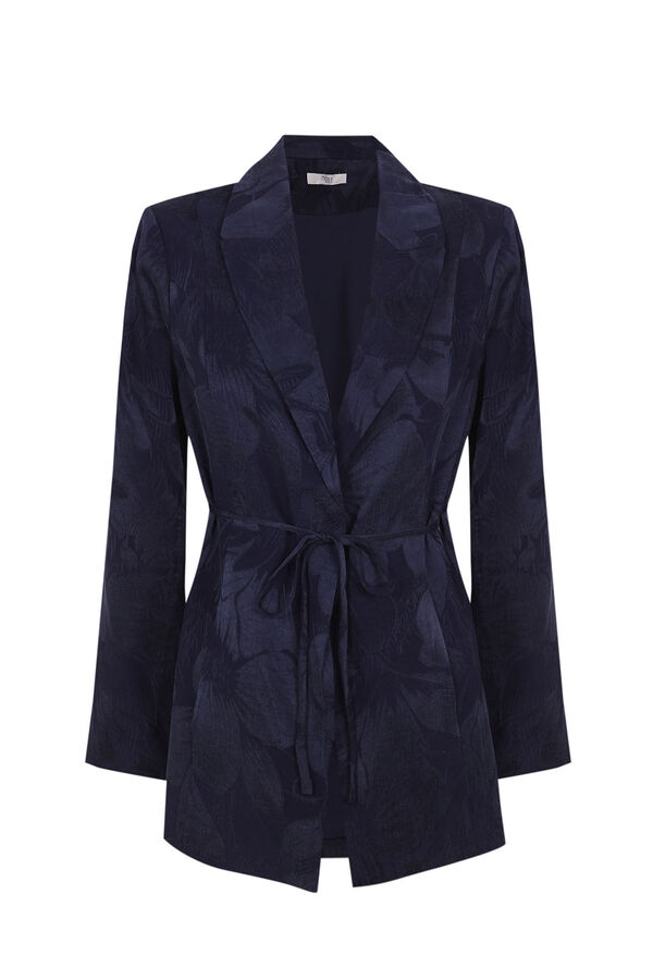 Hoss Intropia Emma. Jaqueta jacquard Azul