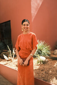 Hoss Intropia Alexa. Vestido jacquard ocasional