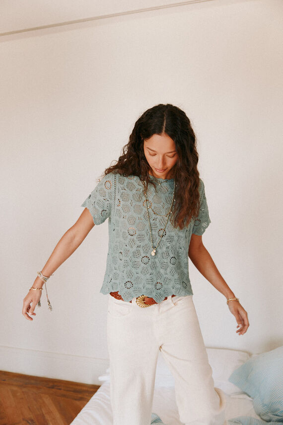 Irune. Top crochet