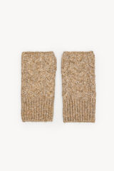 Hoss Intropia Núbia. Luvas de malha Beige