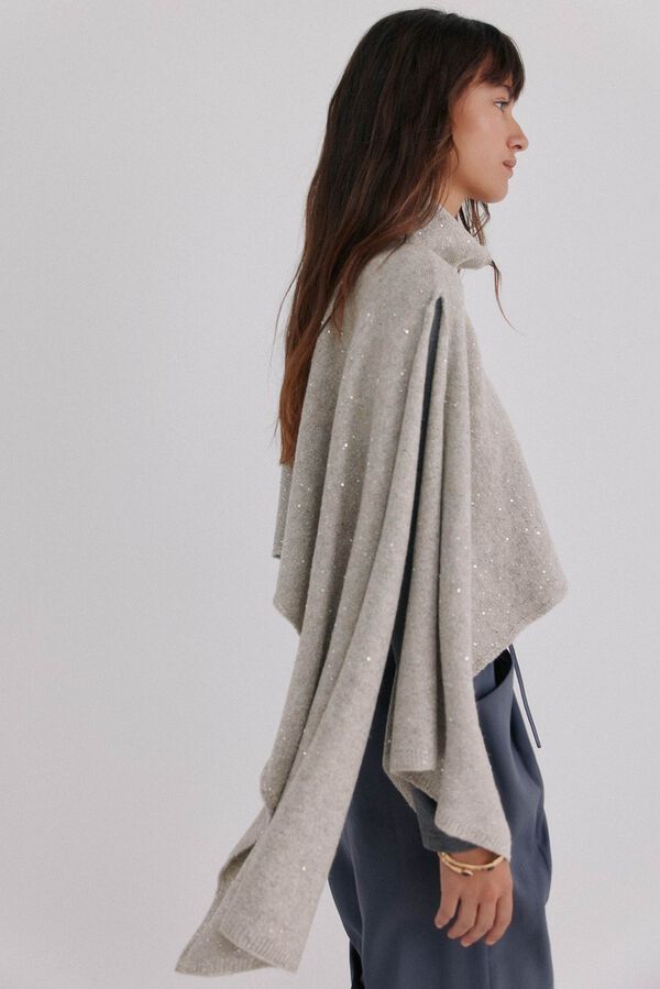 Hoss Intropia Nerea. Capa com lurex Verde