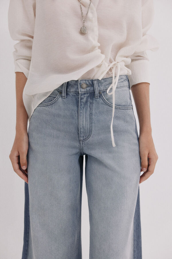 Hoss Intropia Billie. Jeans patchwork Cinzento