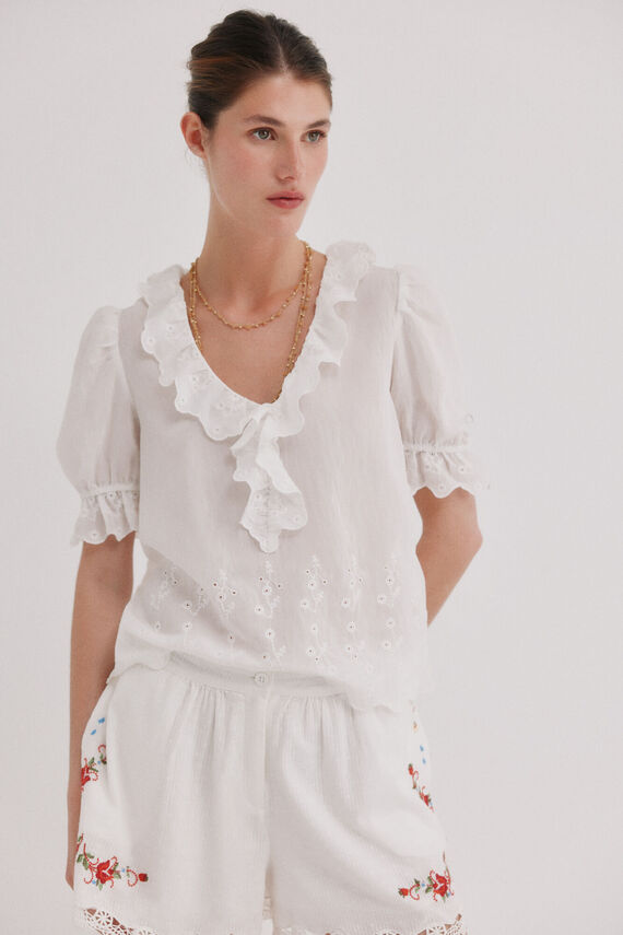Carina. Blusa volante