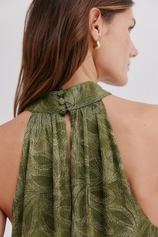 Hoss Intropia Aria. Vestido fluido Verde