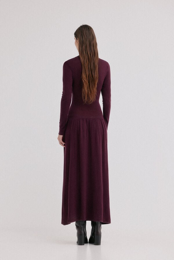 Hoss Intropia Aysel. Vestido de malha Roxo