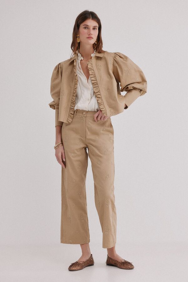 Hoss Intropia Eug&egrave;ne. casaco curto Beige