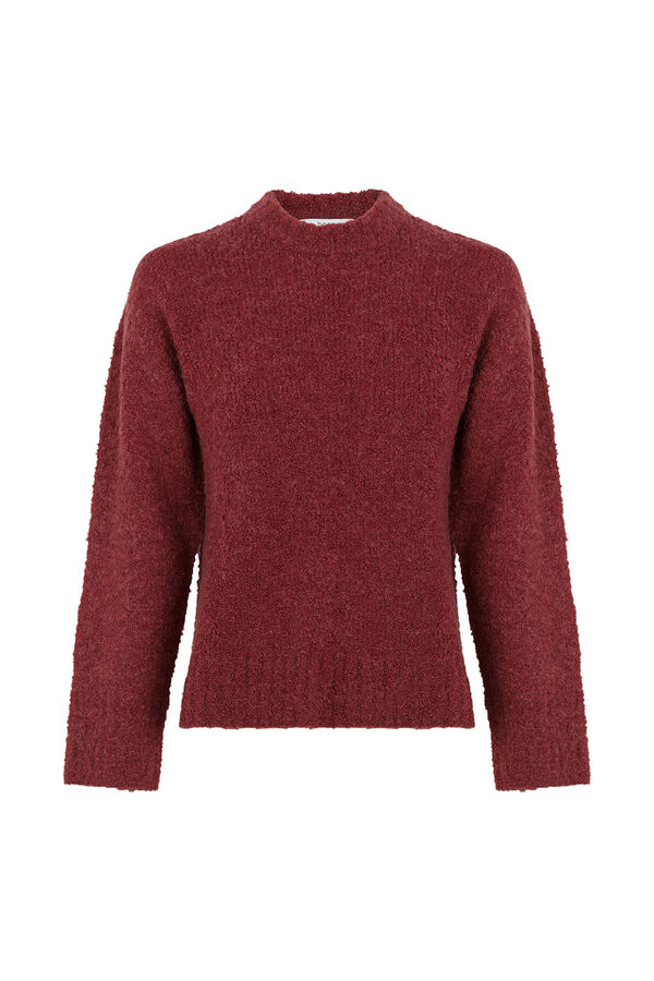 Hoss Intropia Irati. Jersey de bouclé Granate