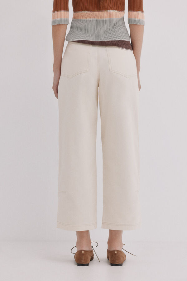 Hoss Intropia Betty. Denim balloon Ecru