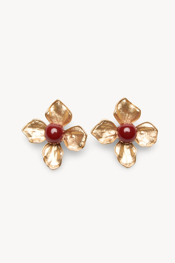 Lourdes. Pendientes flor
