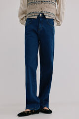 Hoss Intropia Babette. Jeans estruturado Azul