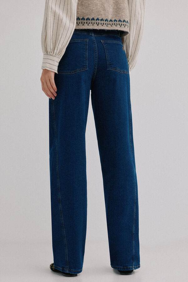 Hoss Intropia Babette. Jeans estruturado Azul
