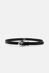 Hoss Intropia Lola. Cinto de pele Preto