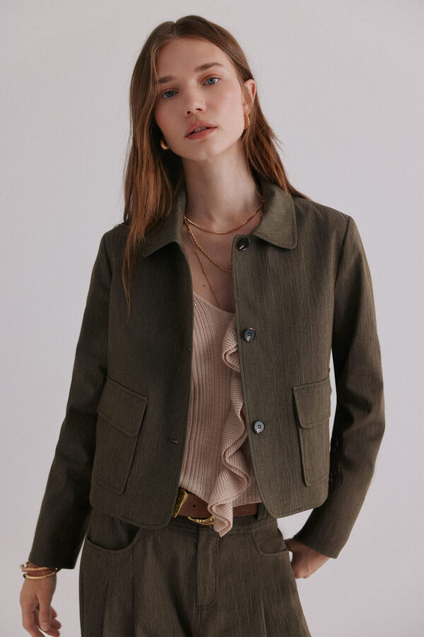Hoss Intropia Eloísa. Jaqueta casual Verde