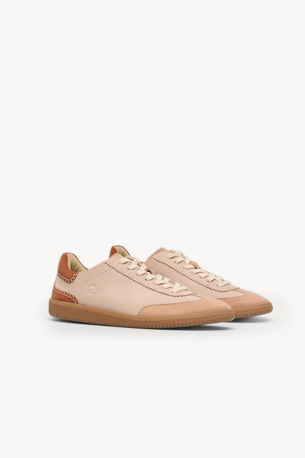 Hoss Intropia Oihana. Zapatillas deportivas piel Arena