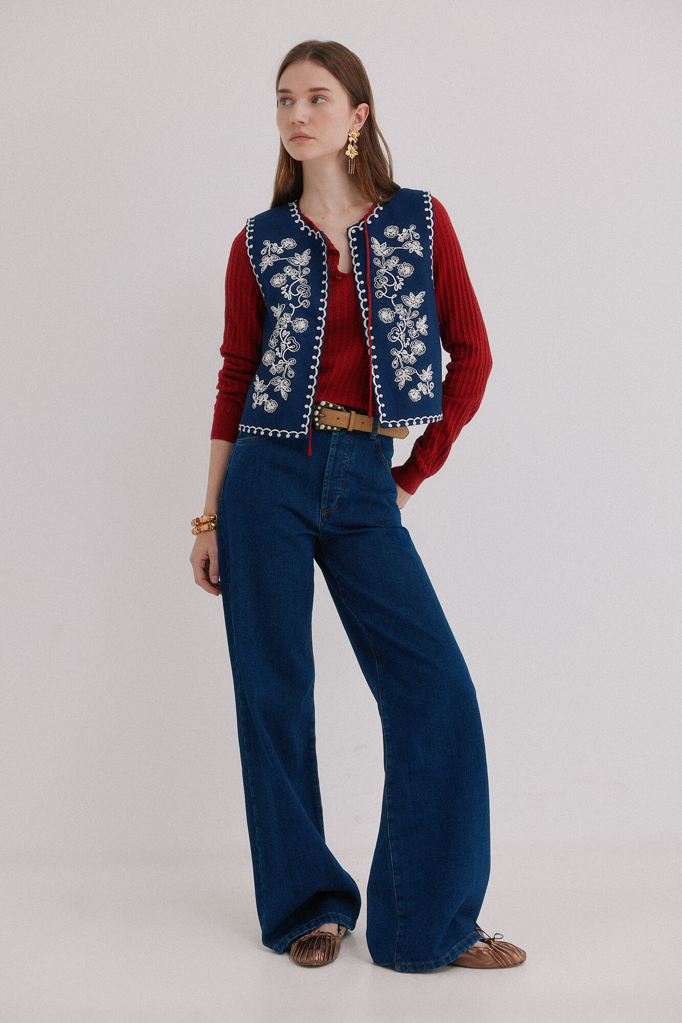 Hoss Intropia Edurne. Colete denim