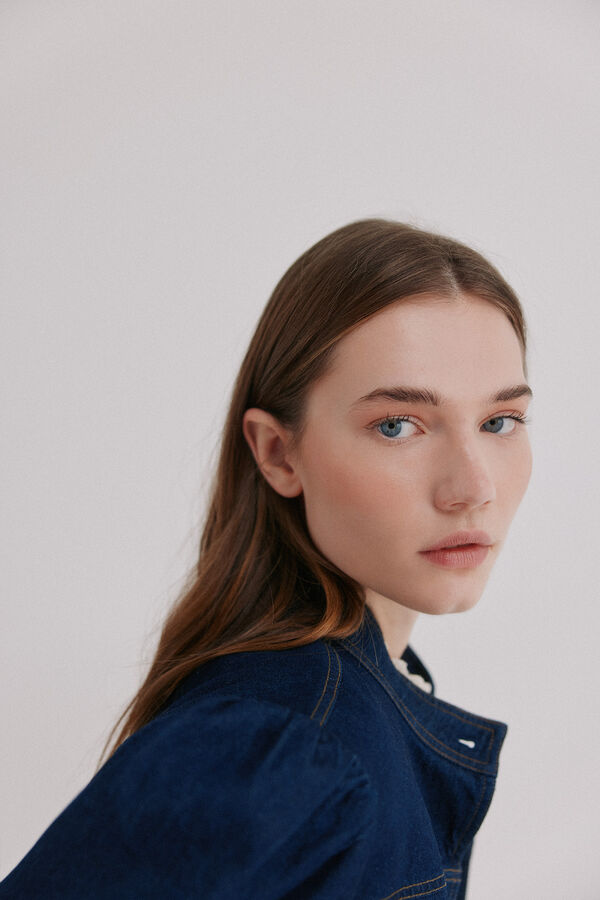 Hoss Intropia Estrella. Casaco curto Azul