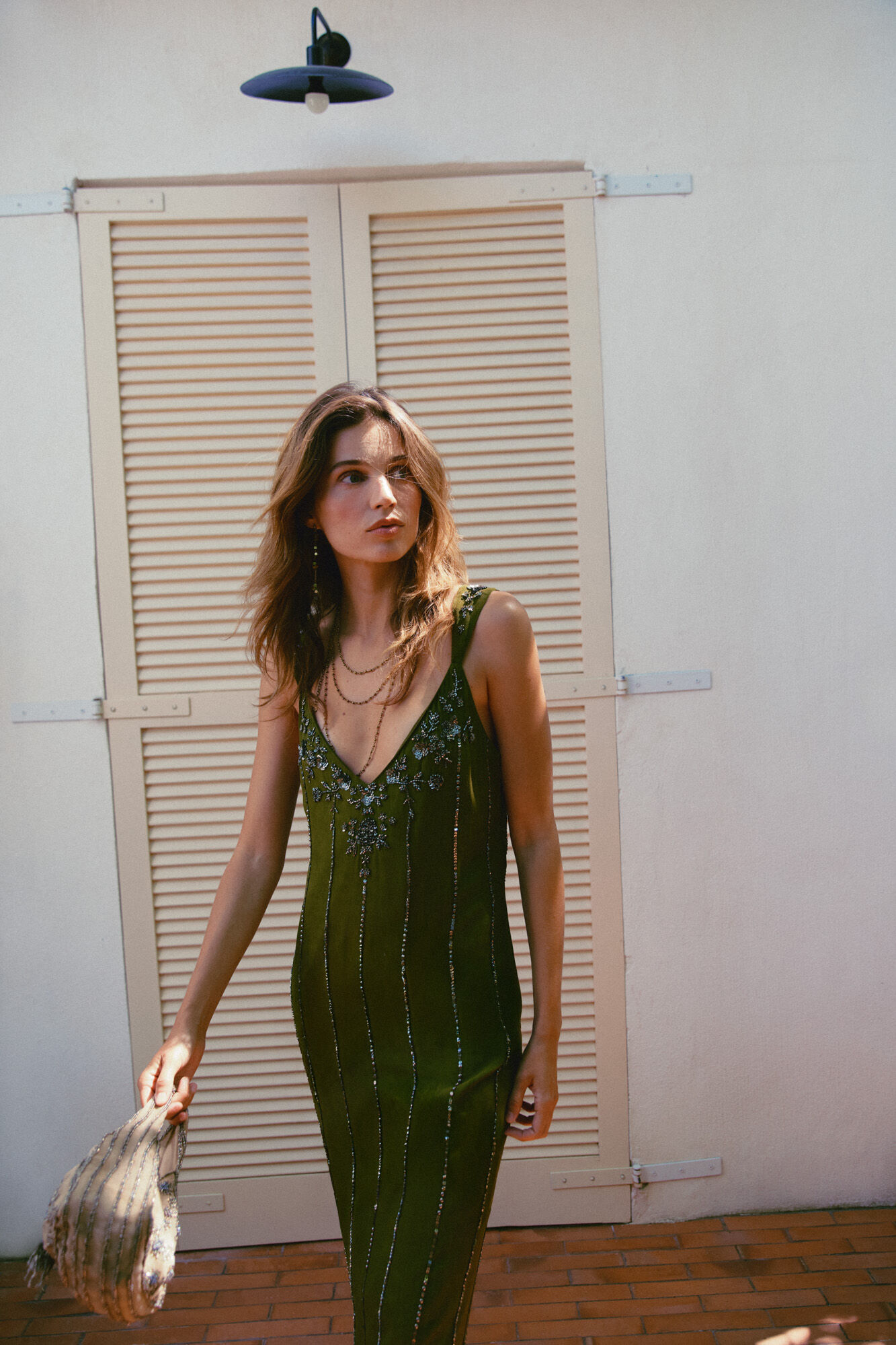 Hoss Intropia Aurore.Vestido missangas