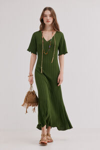 Hoss Intropia Anne. Vestido de malha rendada