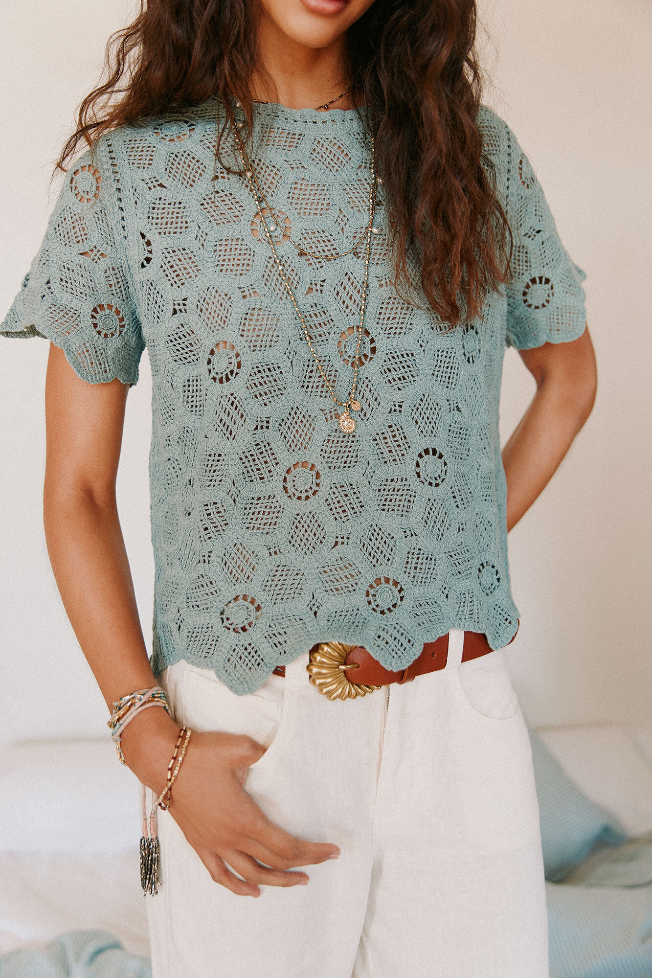 Hoss Intropia Irune.Top crochet