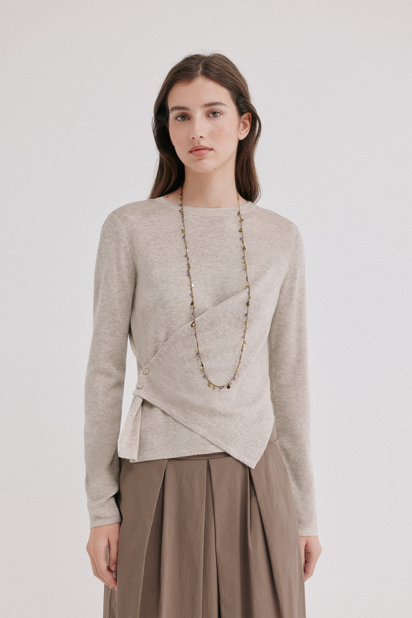 Hoss Intropia Isolde. Camisola cruzada