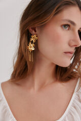 Hoss Intropia Leila. Brincos flor Dourado