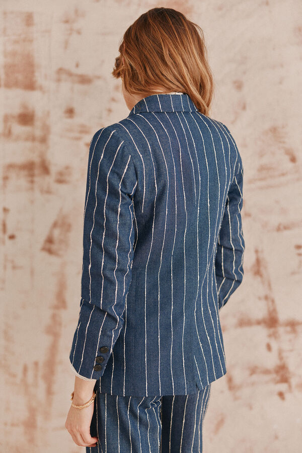 Hoss Intropia Elvira. Blazer riscas Azul