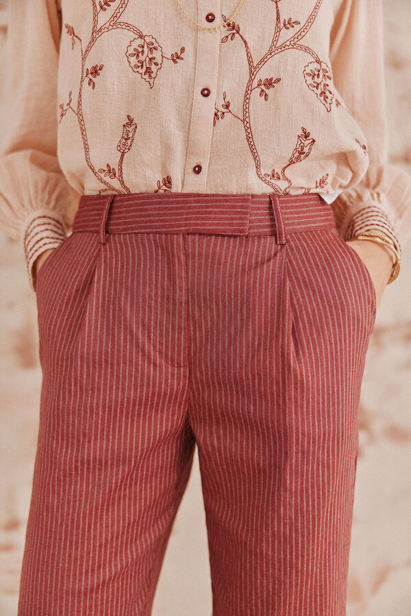 Hoss Intropia Paloma. Calça riscas Granada