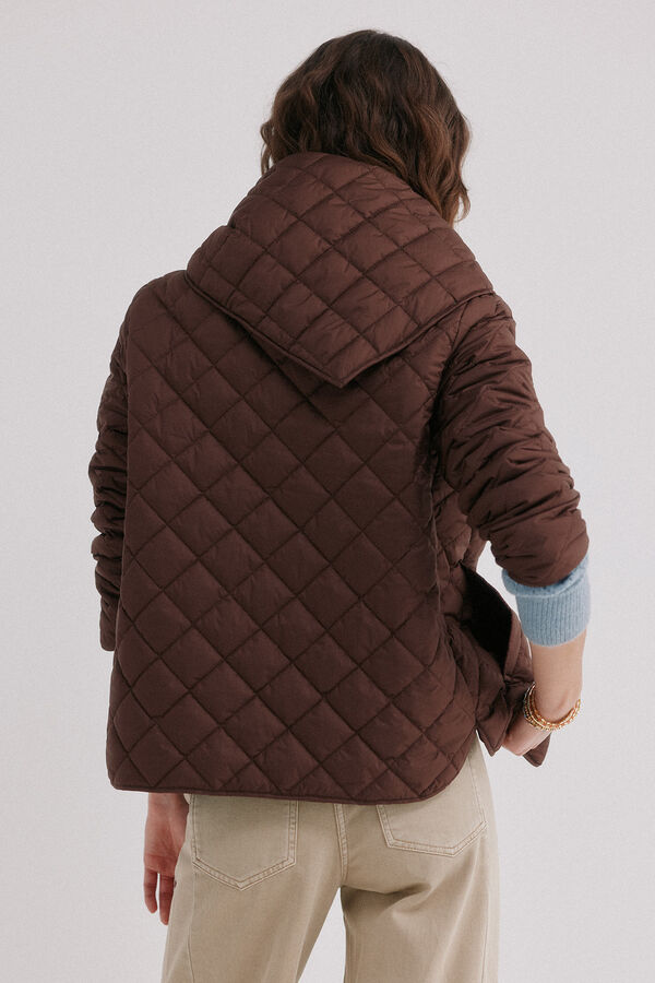 Hoss Intropia Damienne. Sobretudo acolchoado Castanho