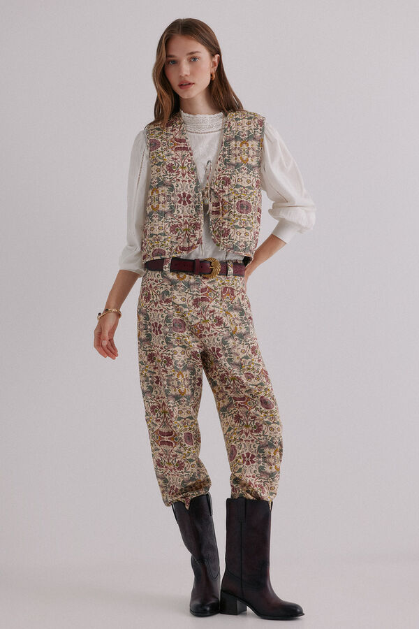 Hoss Intropia Edith. Colete estampado Multicolorido