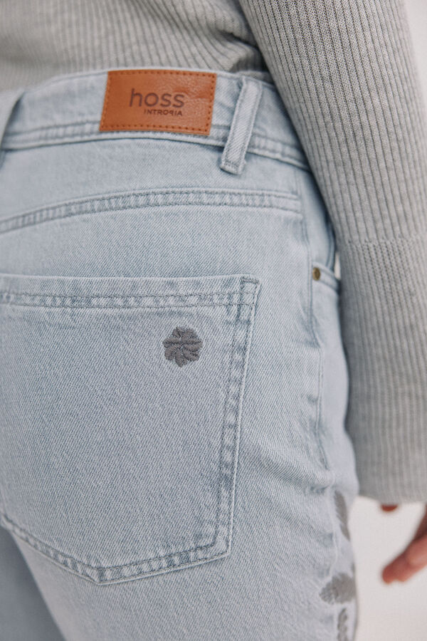 Hoss Intropia Bonnie. Jeans bootcut Cinzento