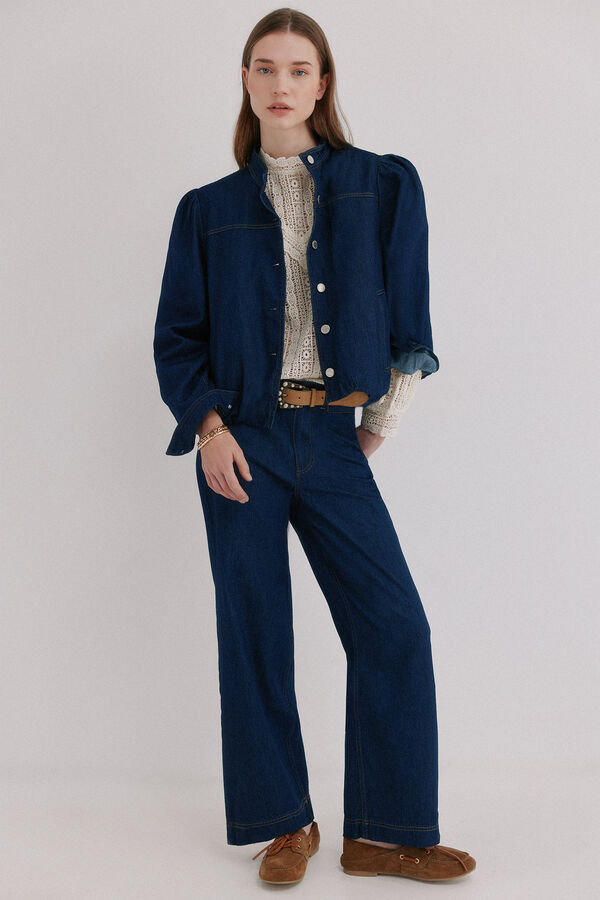 Hoss Intropia Estrella. Casaco curto Azul