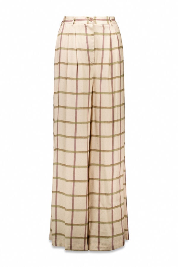 Hoss Intropia Pilar. Calças fluídas Ecru