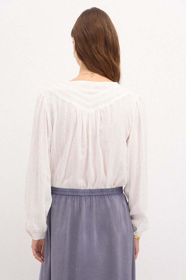 Hoss Intropia Cindy. Viscose blouse Ivory