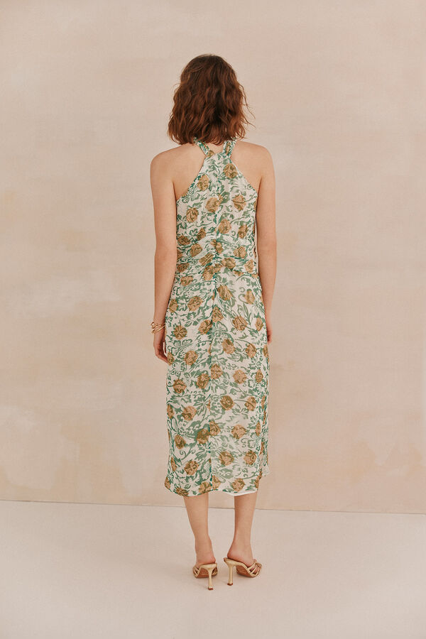 Hoss Intropia Lilith. Vestido estampado Verde