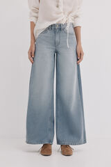 Hoss Intropia Billie. Jeans patchwork Cinzento