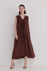 Hoss Intropia Aura. Vestido midi fluido