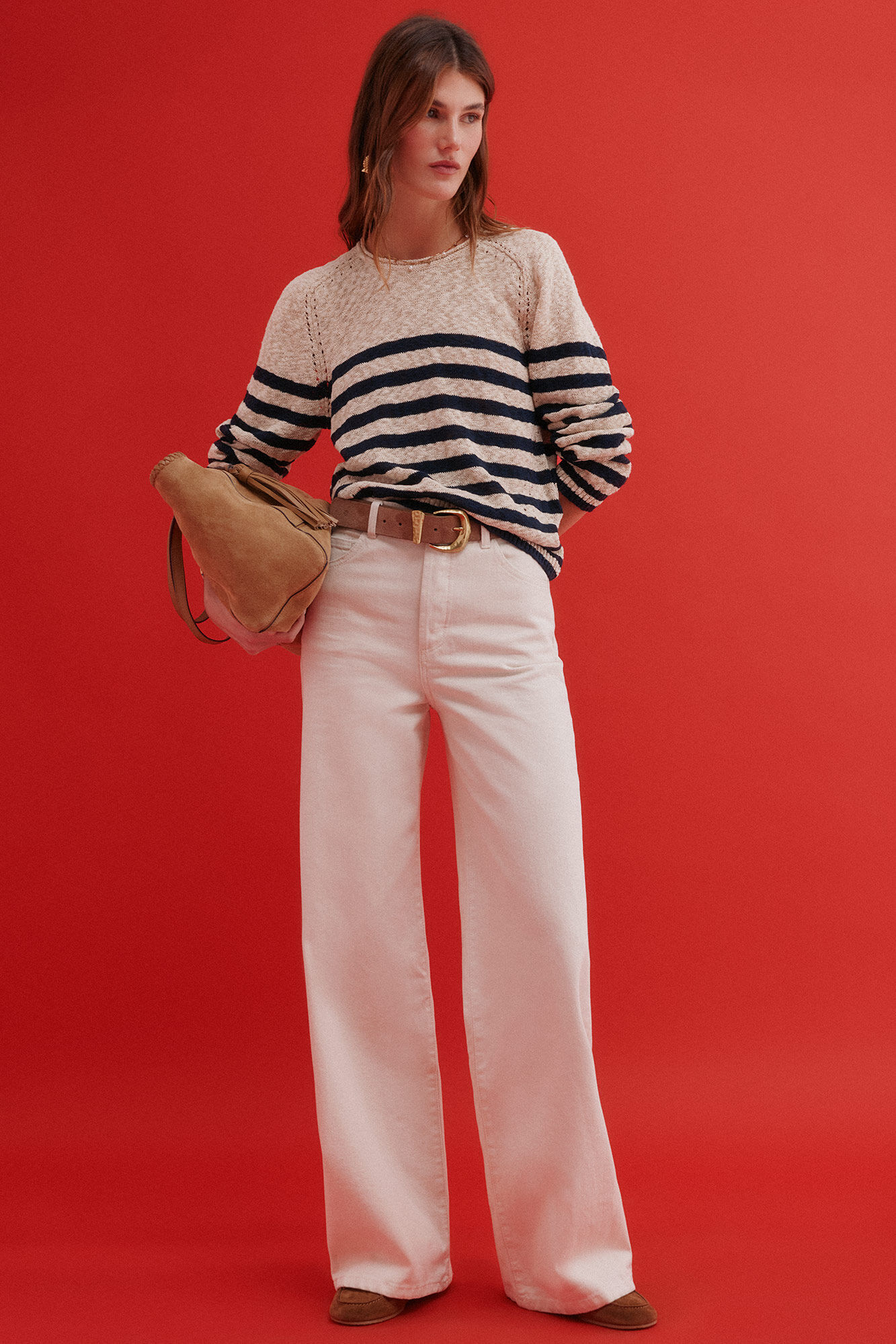 Hoss Intropia Ism&eacute;rie. Camisola &agrave;s riscas