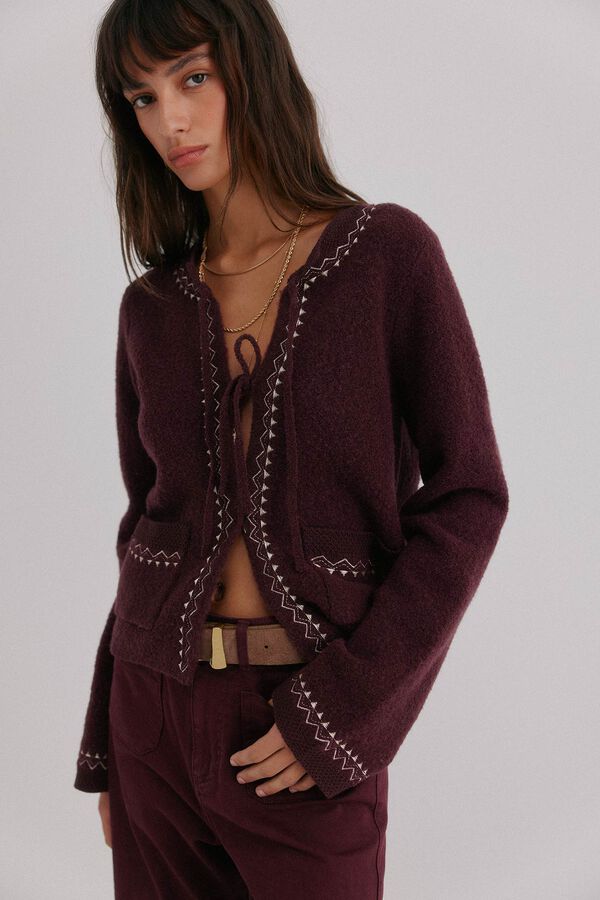 Hoss Intropia Nala. Casaco bordado Granada