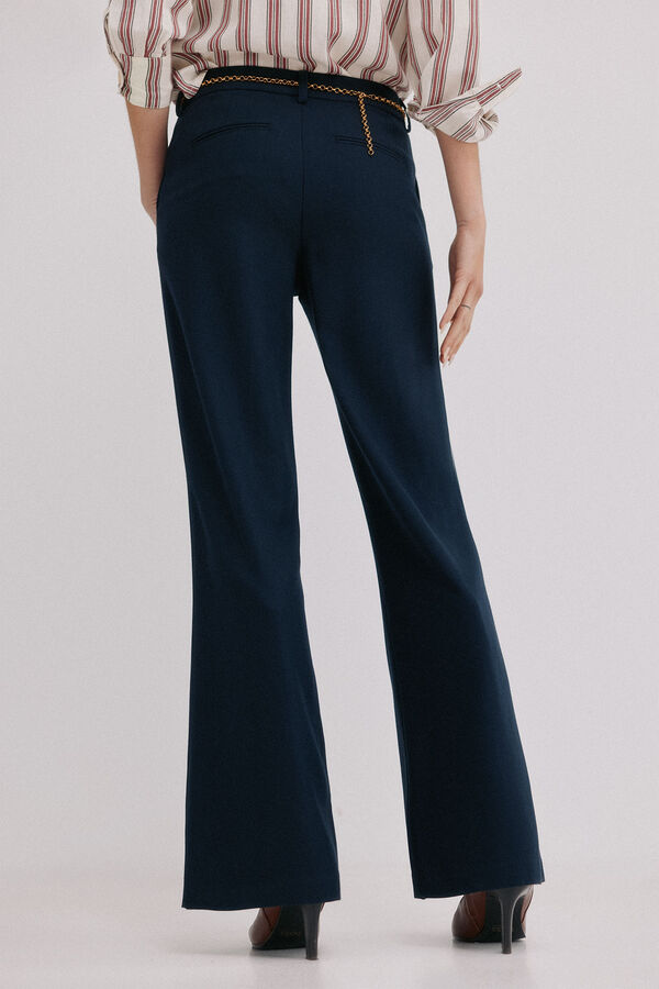 Hoss Intropia Poppy. Calça retas Preto