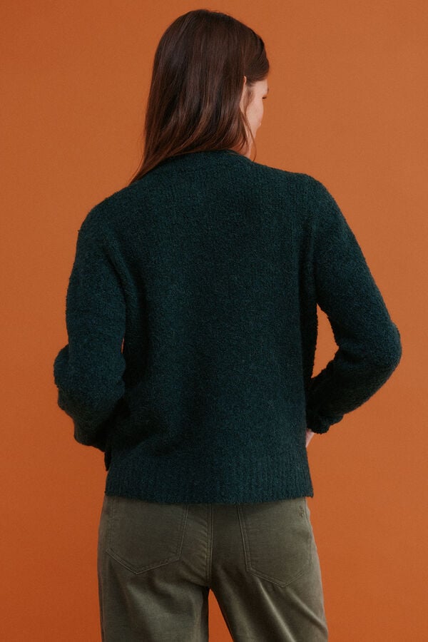 Hoss Intropia Irati. Camisola bouclé Verde