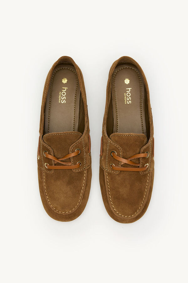 Hoss Intropia Marcela. N&aacute;uticos en serraje Marron