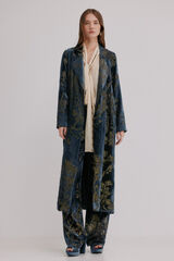 Hoss Intropia Elodie. Casaco jacquard Azul