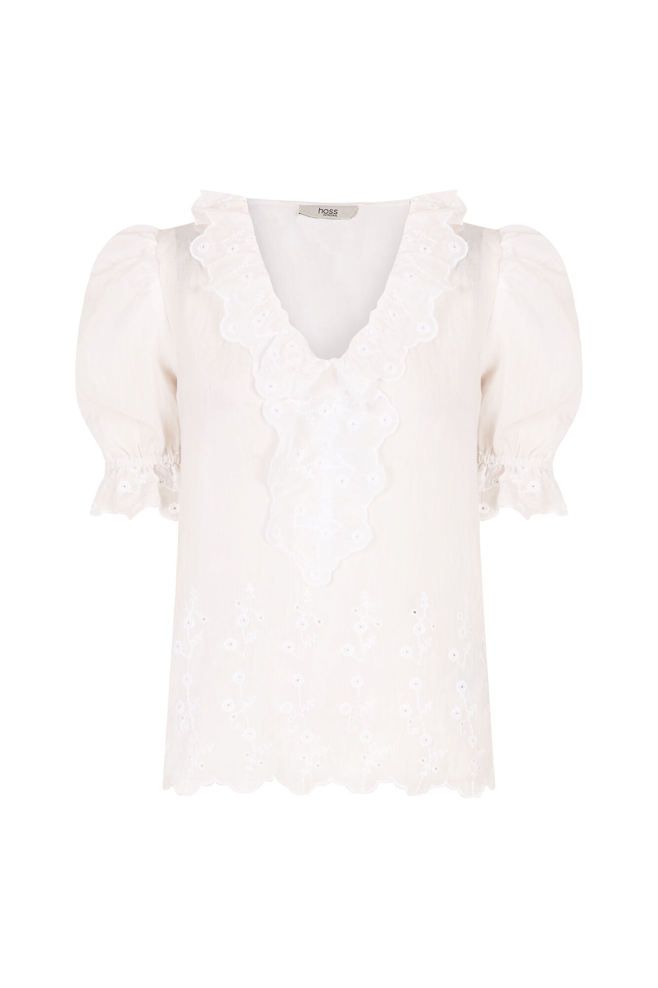 Hoss Intropia Carina. Blusa com folho