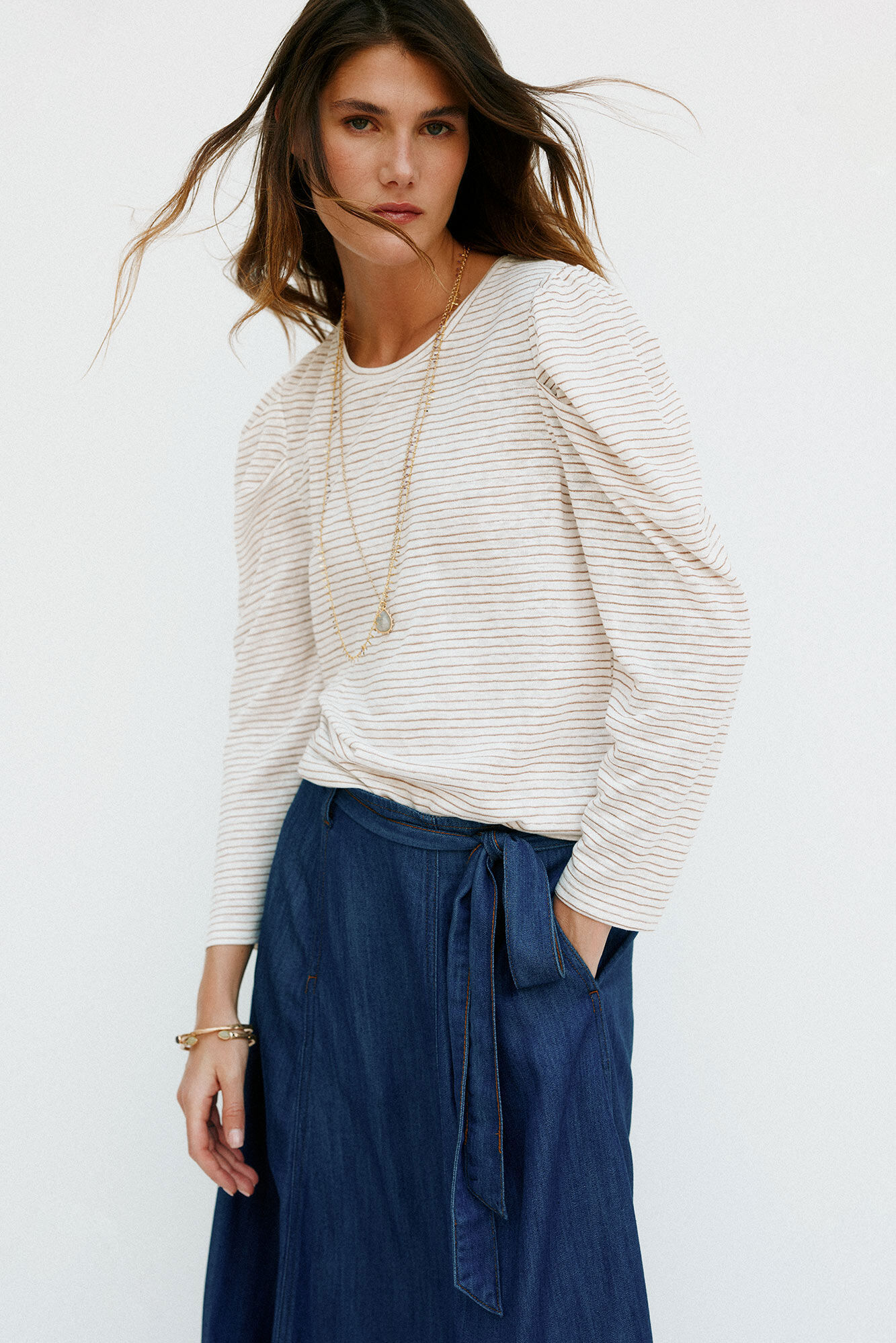 Hoss Intropia Milena. Camiseta a rayas