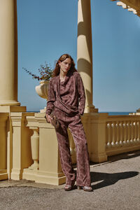 Hoss Intropia Blusa jacquard . Concha