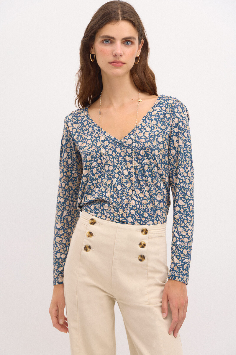 Cortefiel Camiseta entallada estampada Envío gratis Ropa