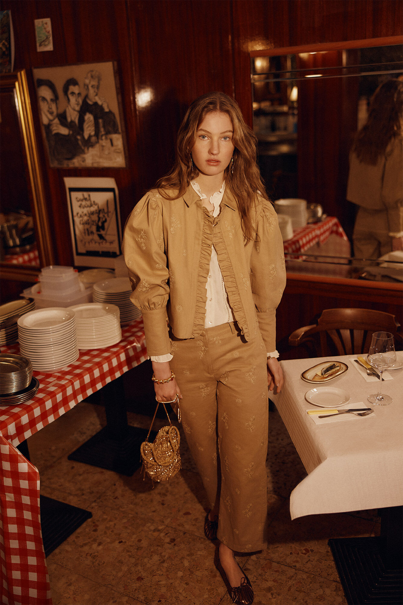 Hoss Intropia Paz. Cal&ccedil;as wide leg