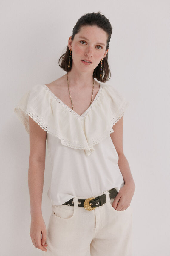Malaika. Camiseta volante