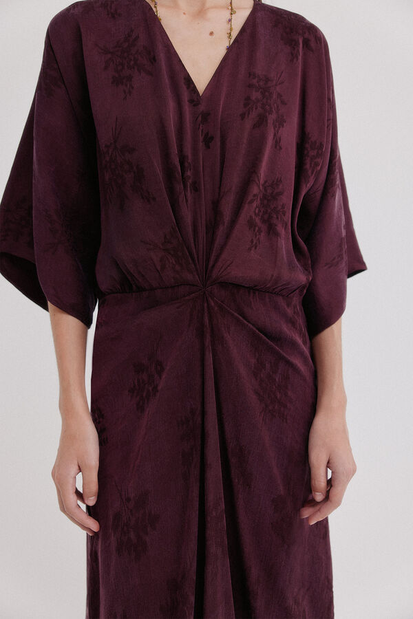 Hoss Intropia Alya. Vestido midi Vino