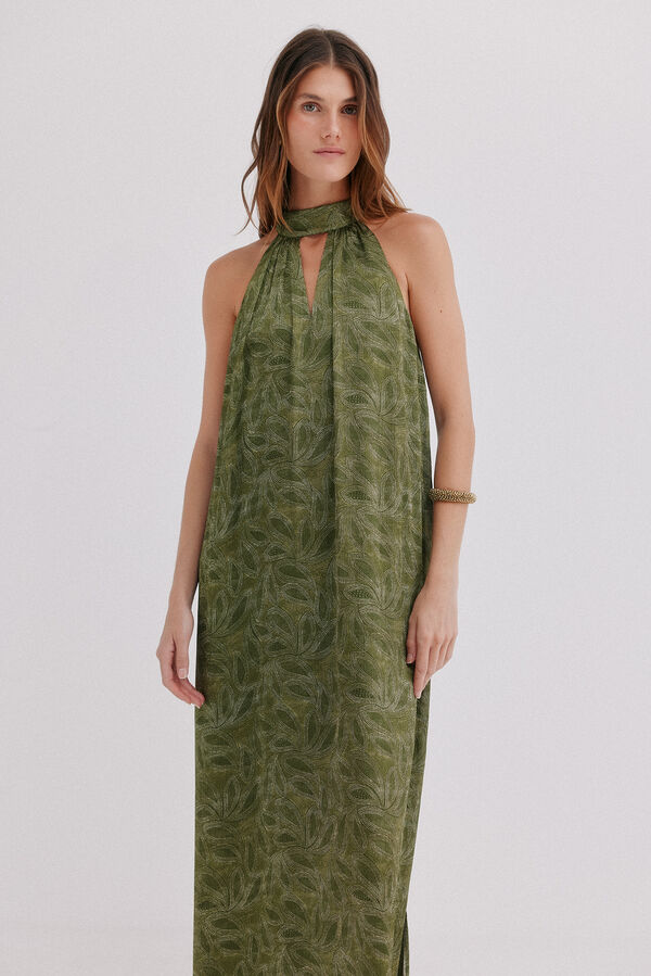Hoss Intropia Aria. Vestido fluido Verde